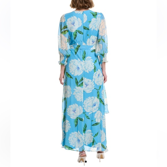 Taylor Women’s Long Sleeve Floral Print Dress - Picture 2 of 4